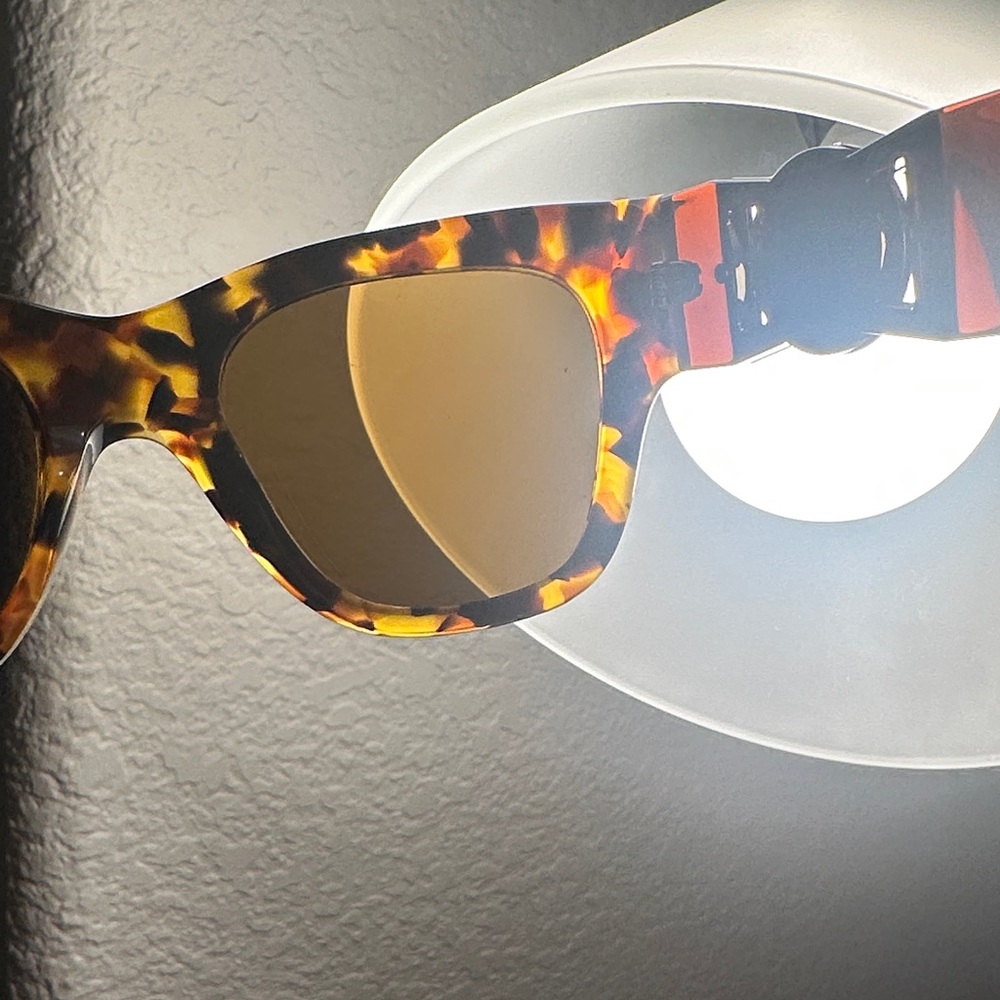 Versace Brown Tortoise Sunglasses - Picture 6 of 14